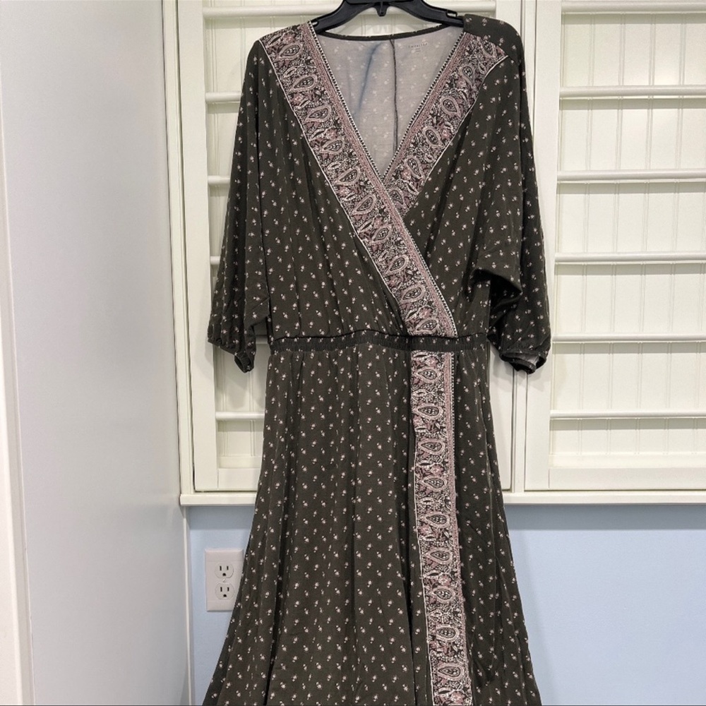 Garnet Hill Faux Wrap Dress